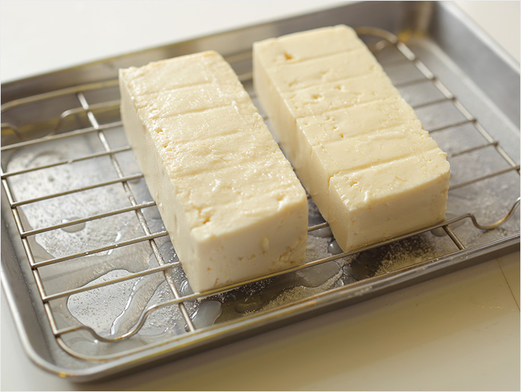 豆腐の水きりのイメージ