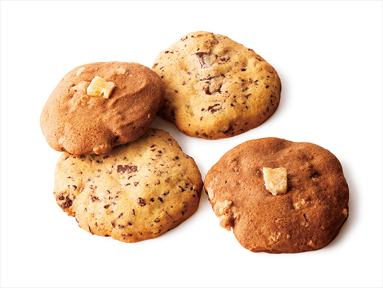 <ミル バイ タイムレス>チョコレートニブクッキー/島ザラメと冬瓜漬のクッキー