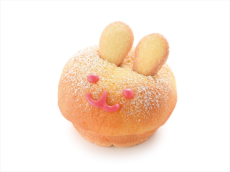 <アンデルセン>うさぎのクリームパン