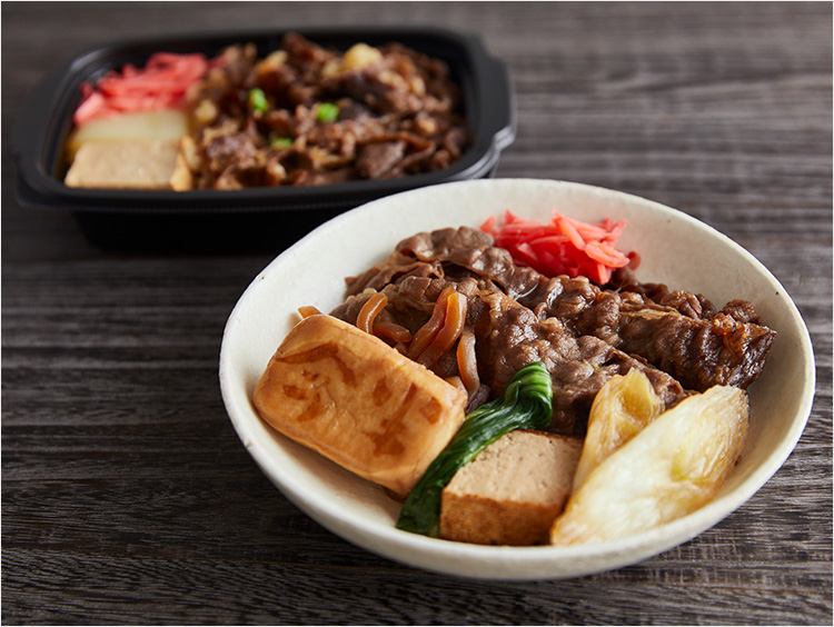 <浅草今半>黒毛和牛 牛肉弁当、黒毛和牛 すき焼き