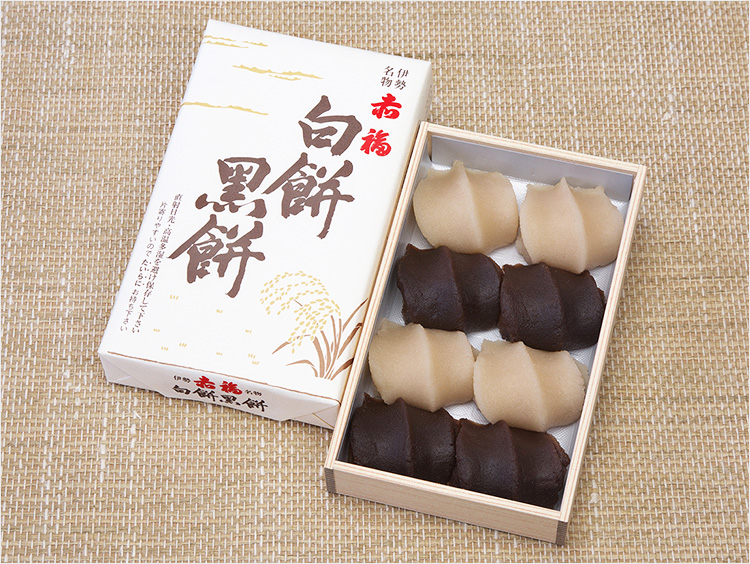 <赤福>白餅黑餅