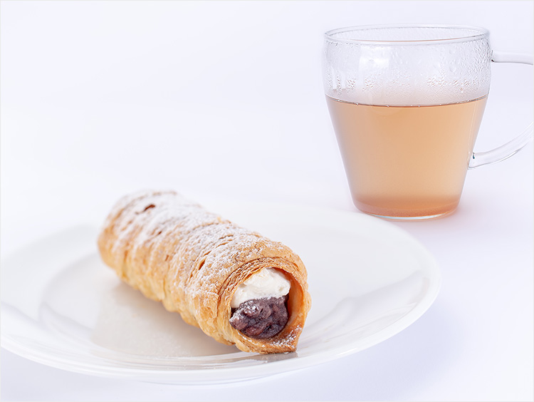 <五十鈴茶屋>あずきコルネ和三盆クリーム