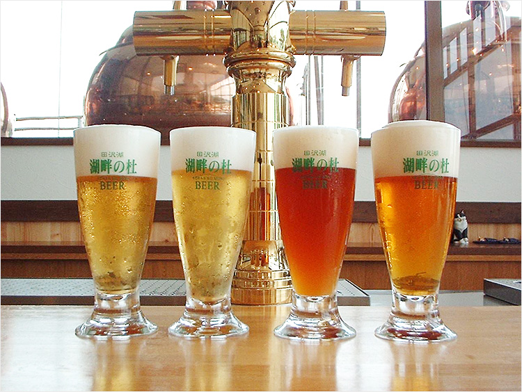 ＜湖畔の杜＞ビールのイメージ