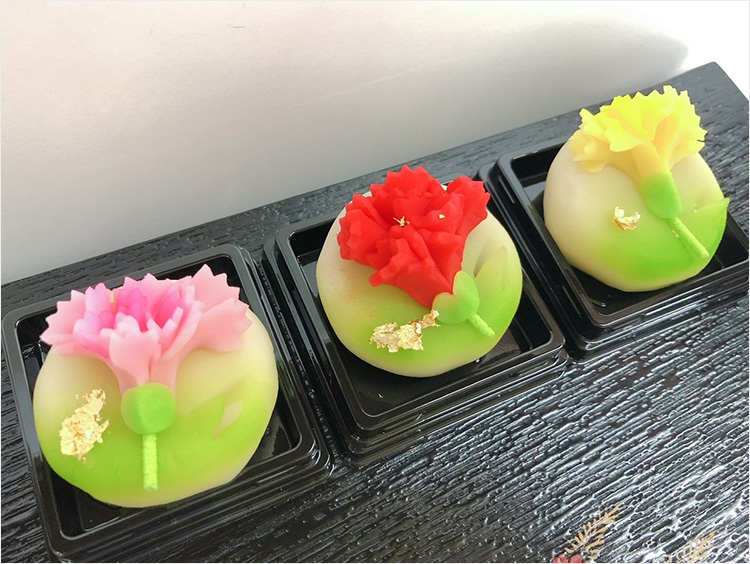 <菓匠花見>上生菓子カーネーション