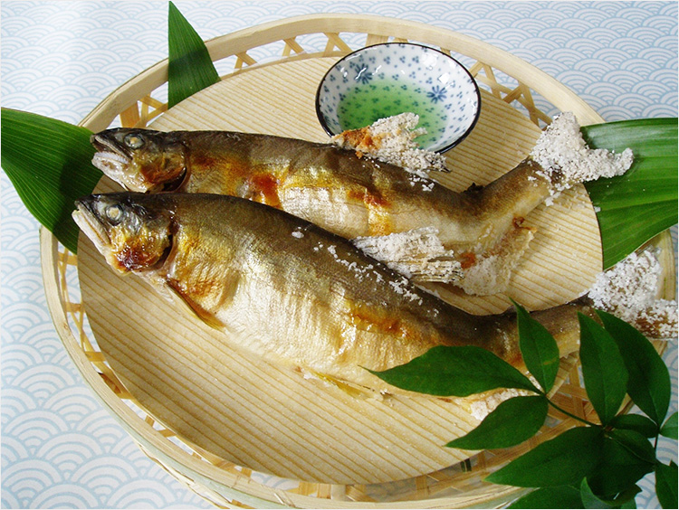 <築地なが田>あゆ塩焼