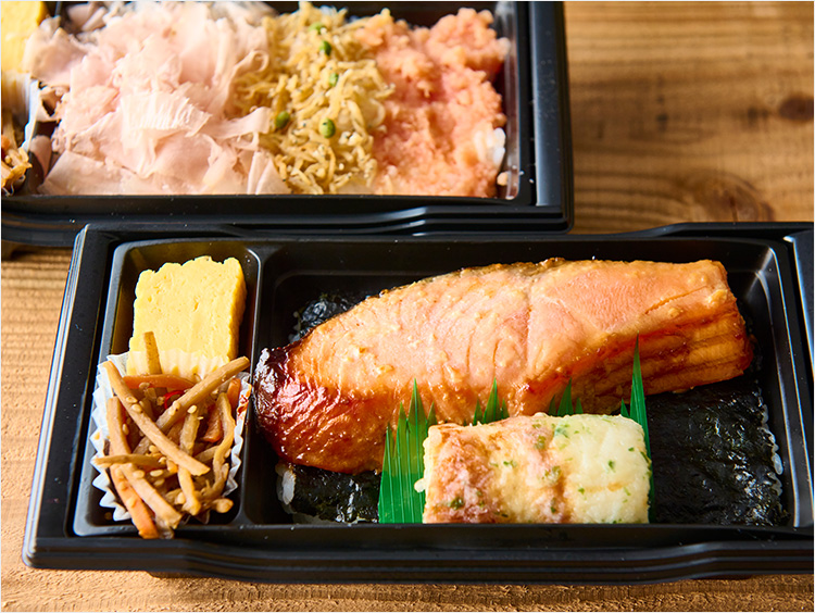 <醸す>実山椒ごはんの海苔2段弁当