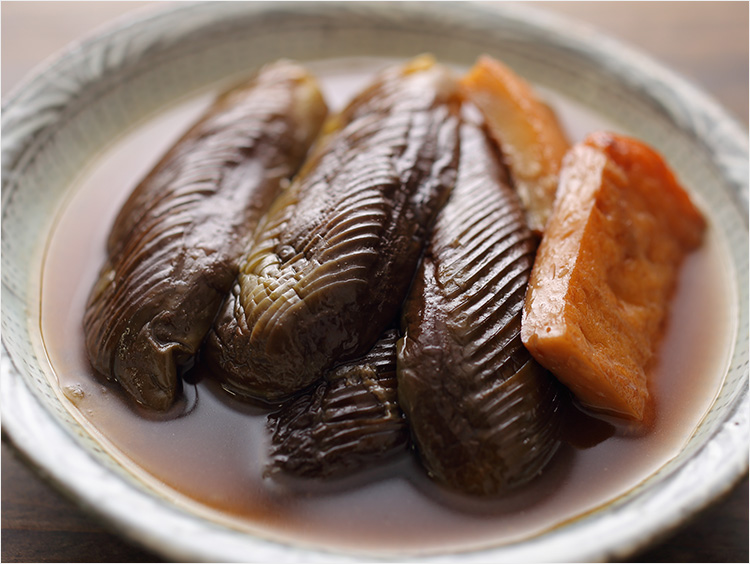 なすの煮浸しの仕上がり
