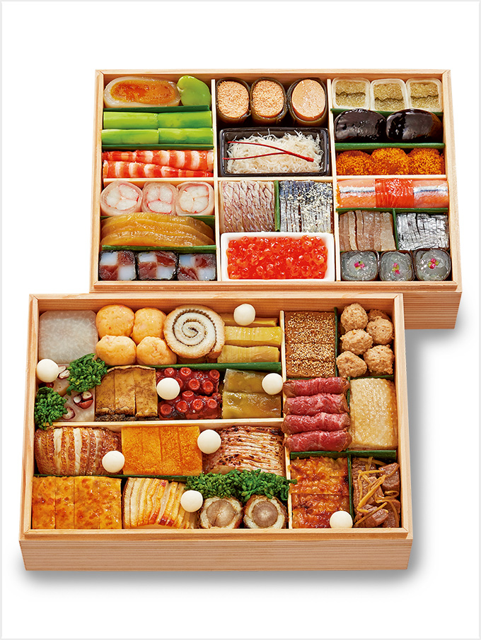 <日本料理 ときわ>和風おせち二段重
