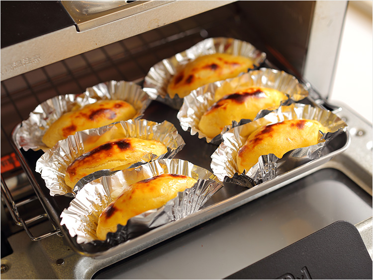 オーブントースターで焼いたイメージ