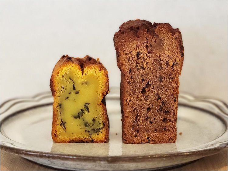 <カズベイク>木苺とダージリンのケークショコラ&ジャスミン茶とマンダリンオレンジのケークショコラブラン2個セット