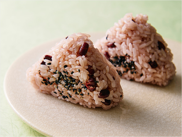 <しゃれむすび>お赤飯むすび