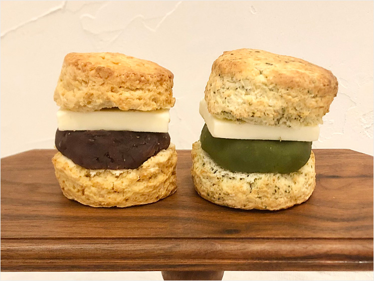 <jean scones>緑茶あんバターサンド