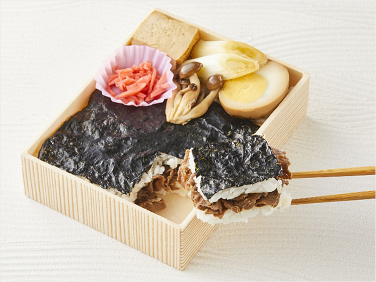<浅草今半>すき焼海苔弁