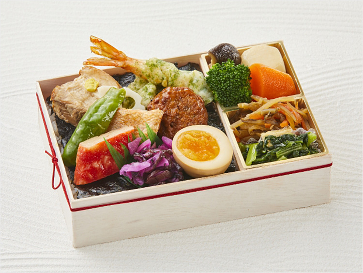 <なだ万厨房>なだ万の海苔弁当