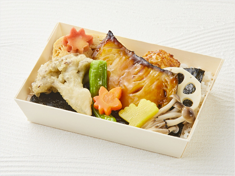 <京料理 美濃吉>銀鱈照り焼きのり弁