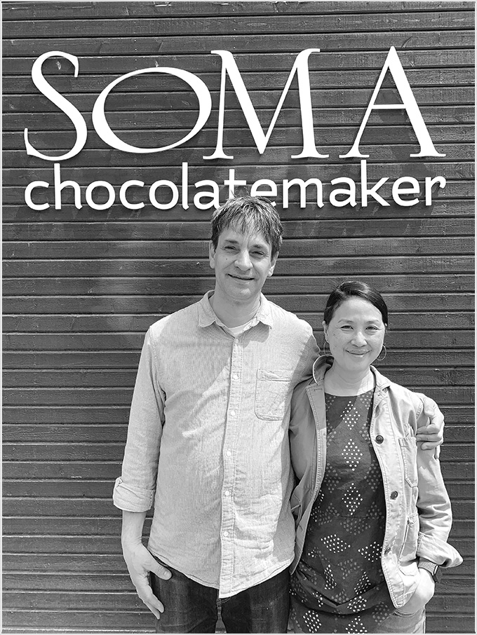 <ソマチョコレートメーカー>デイヴィッド・カステラン氏、シンシア・レオン氏