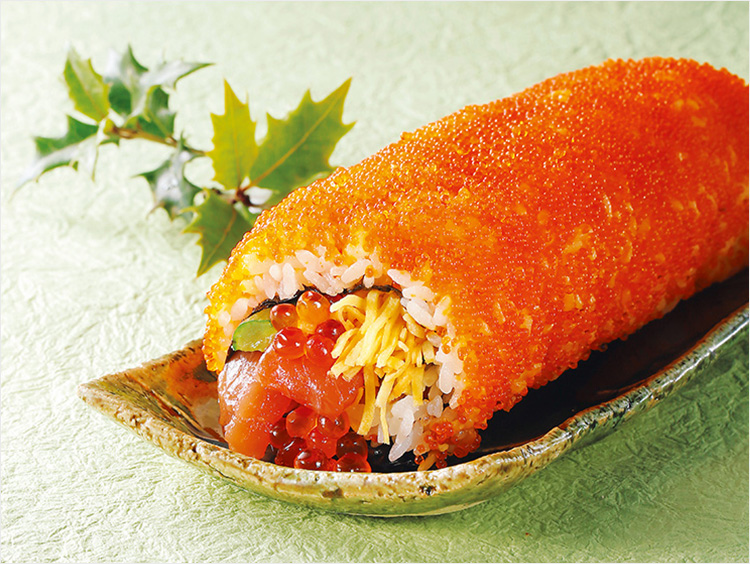 <魚勢>鮭といくらの恵方巻