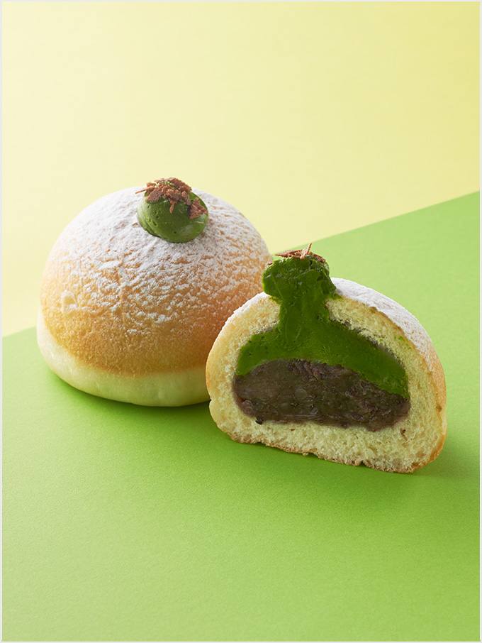 <ティエリー マルクス ラ ブーランジェリー>あんこと抹茶のクリームパン