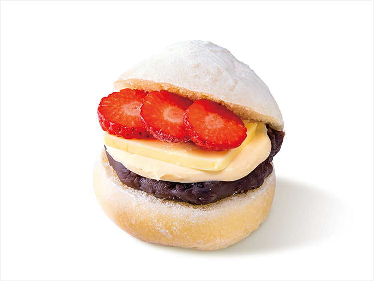 <ガスタ>苺あんバターくりーむぱん