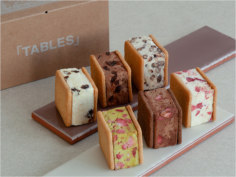 <「TABLES」>堀江バターサンド コンプリートBOX 12個