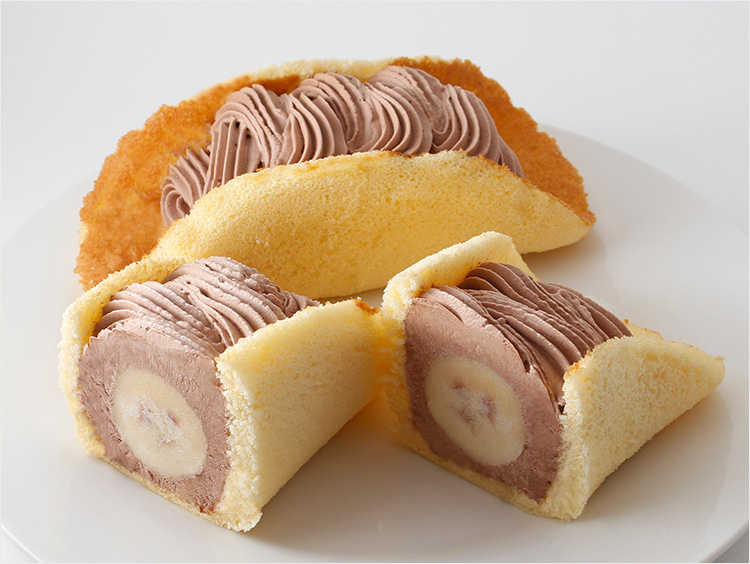 <日本橋 千疋屋総本店>バナナオムレット・チョコバナナオムレット