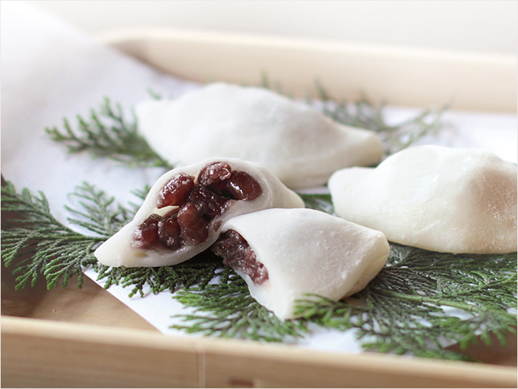 <叶匠壽庵 あもや>煮小豆に餅