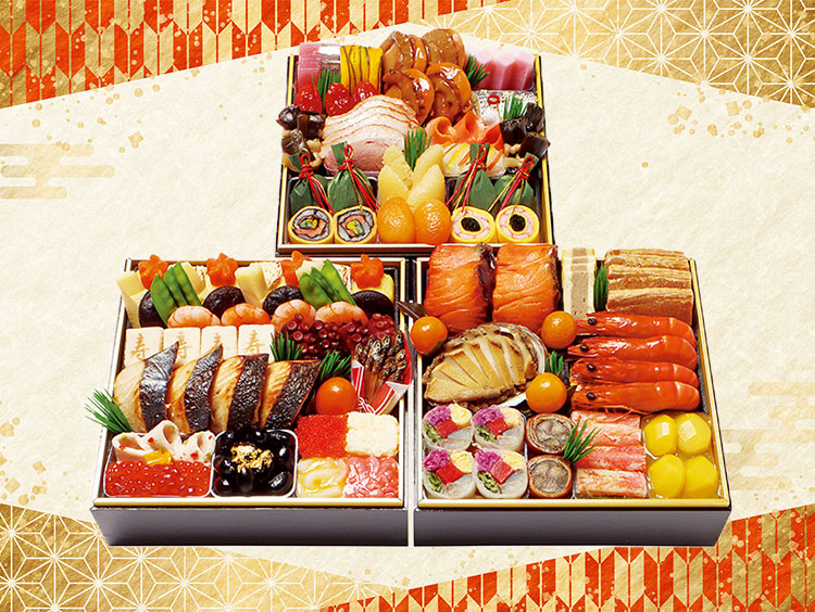<京・料亭わらびの里>和風おせち三段重