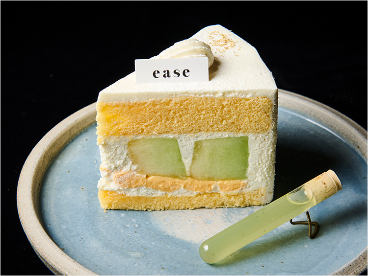 <ルポ バイ パティスリー イーズ>完熟メロンのショートケーキ